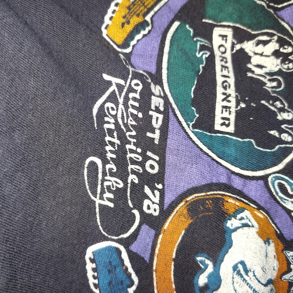 Vintage  Summer Jam II 78 Graphic T-Shirt No Size But Measurement Used Condition - Picture 9 of 16